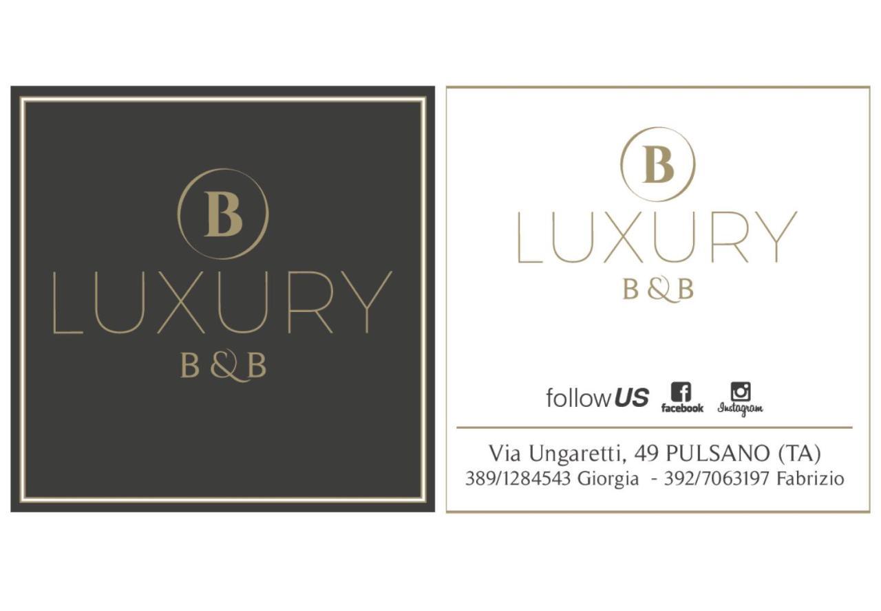 B&B Luxury Apartments Pulsano Kültér fotó